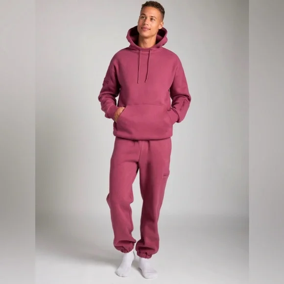 COMFRT SET AIRPLANE BERRY SWEATPANTS & HOODIE SET - Picture 1 of 9